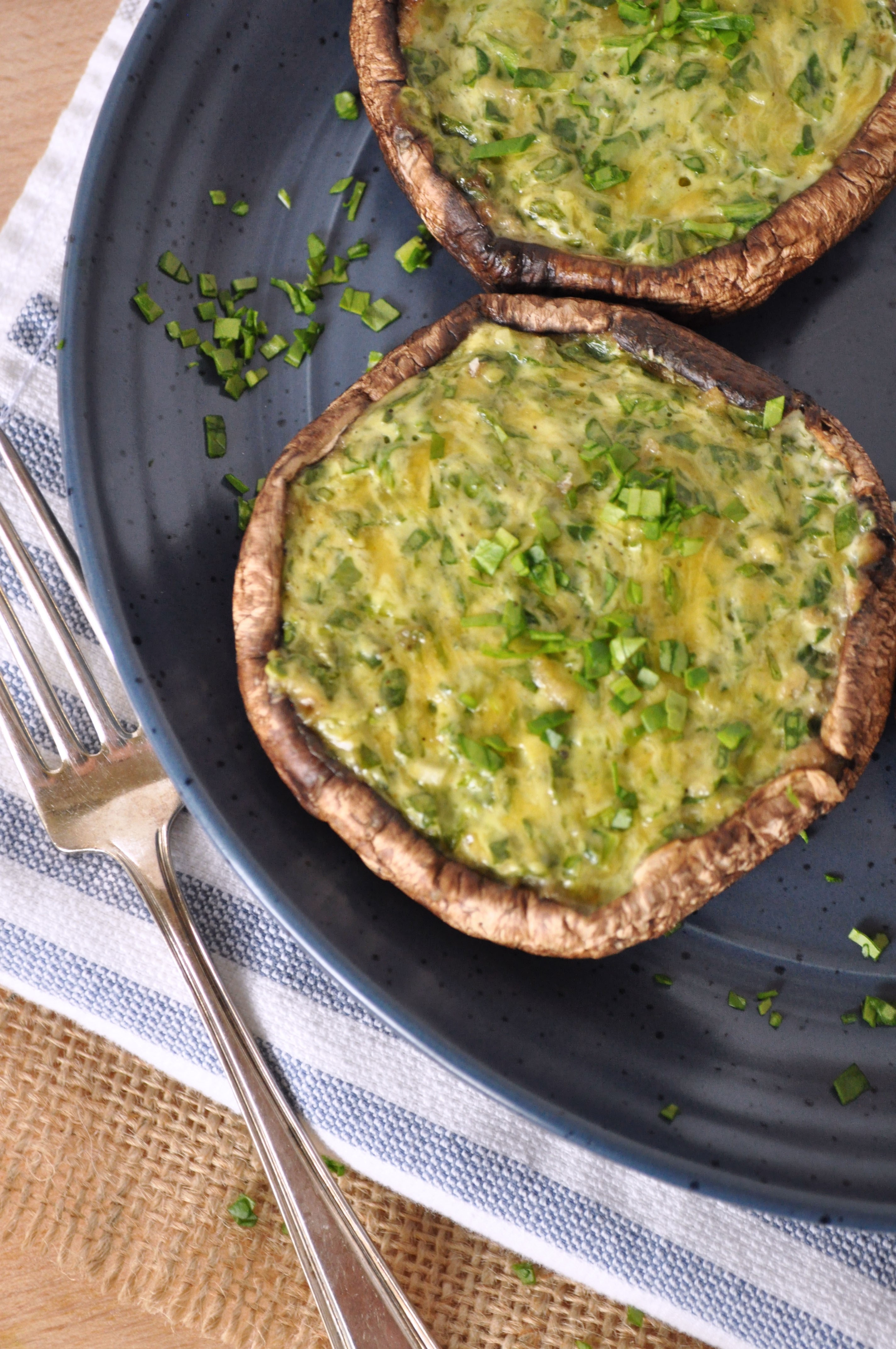 Cheesy Grilled Portobello Mushrooms Home
